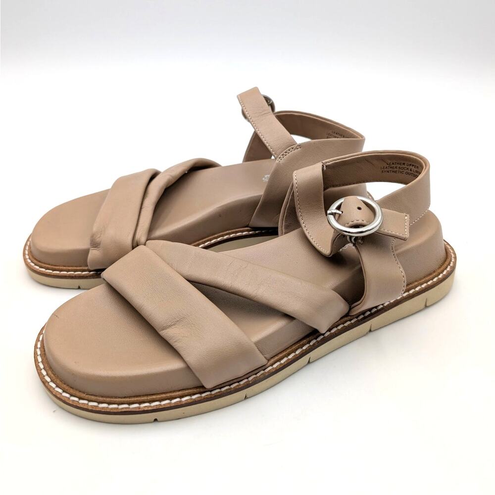 Seychelles Tangelo Platform Wedge Sandals Women's Beige Size US7 EU37.5